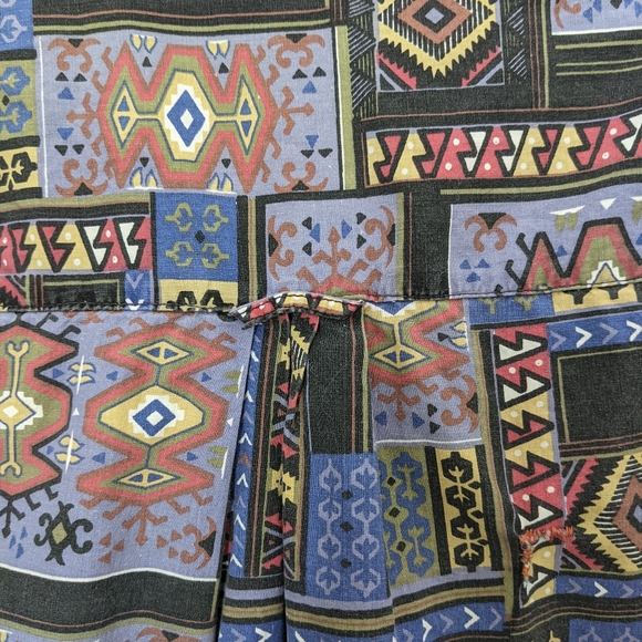 Vintage Western Bohemian Desert Button Down Sz S - Picture 7 of 10